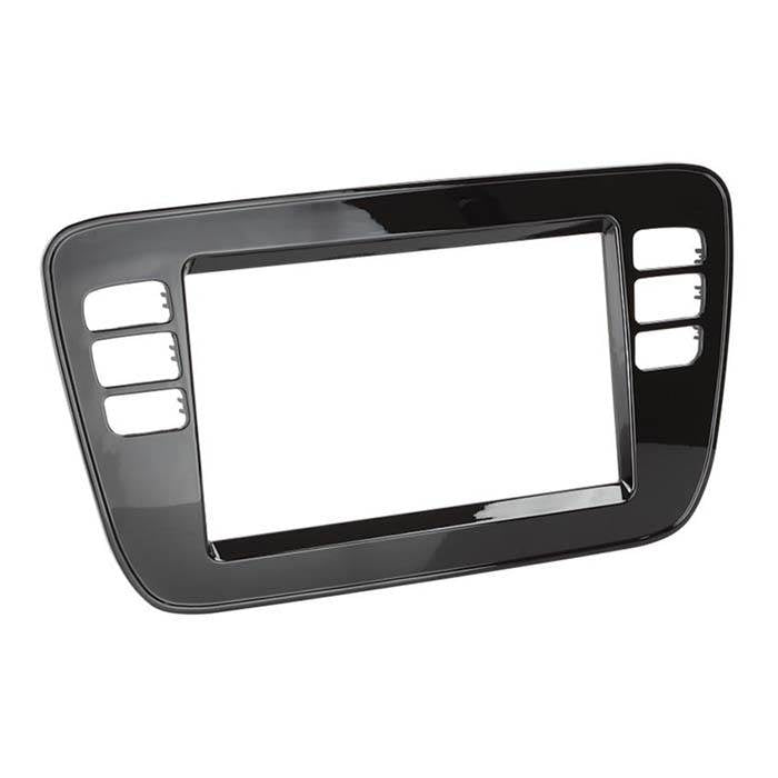 Cadre 2-DIN pour Mii, Citigo et Up (Noir Brillant)