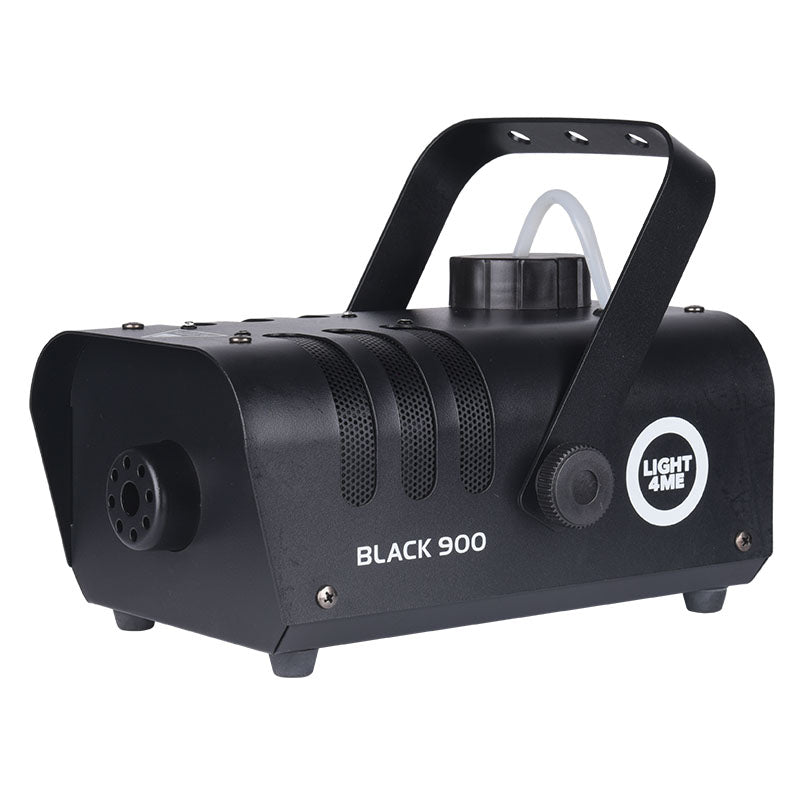 Light4Me Black 900 Machine à brouillard 700W avec télécommande filaire
