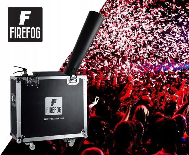 Firefog CANNON 1000+ canon à confettis CO2 dans un case