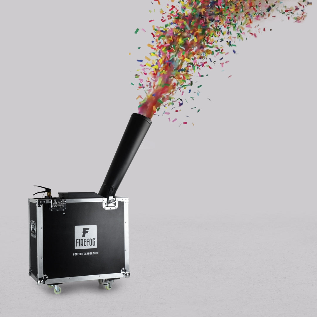 Firefog CANNON 1000+ canon à confettis CO2 dans un case