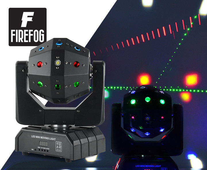 Firefog STARBALL moving head avec laser et strobe
