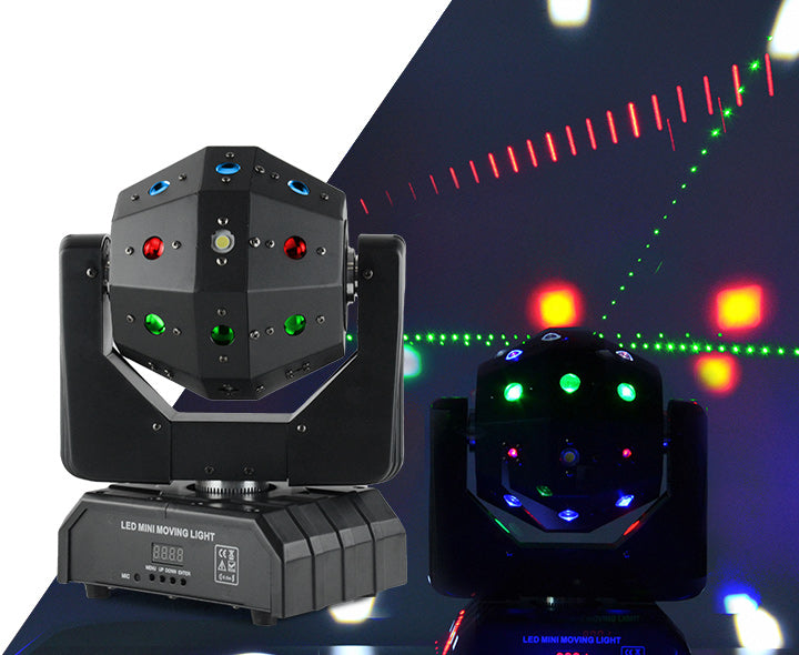 Firefog STARBALL moving head avec laser et strobe