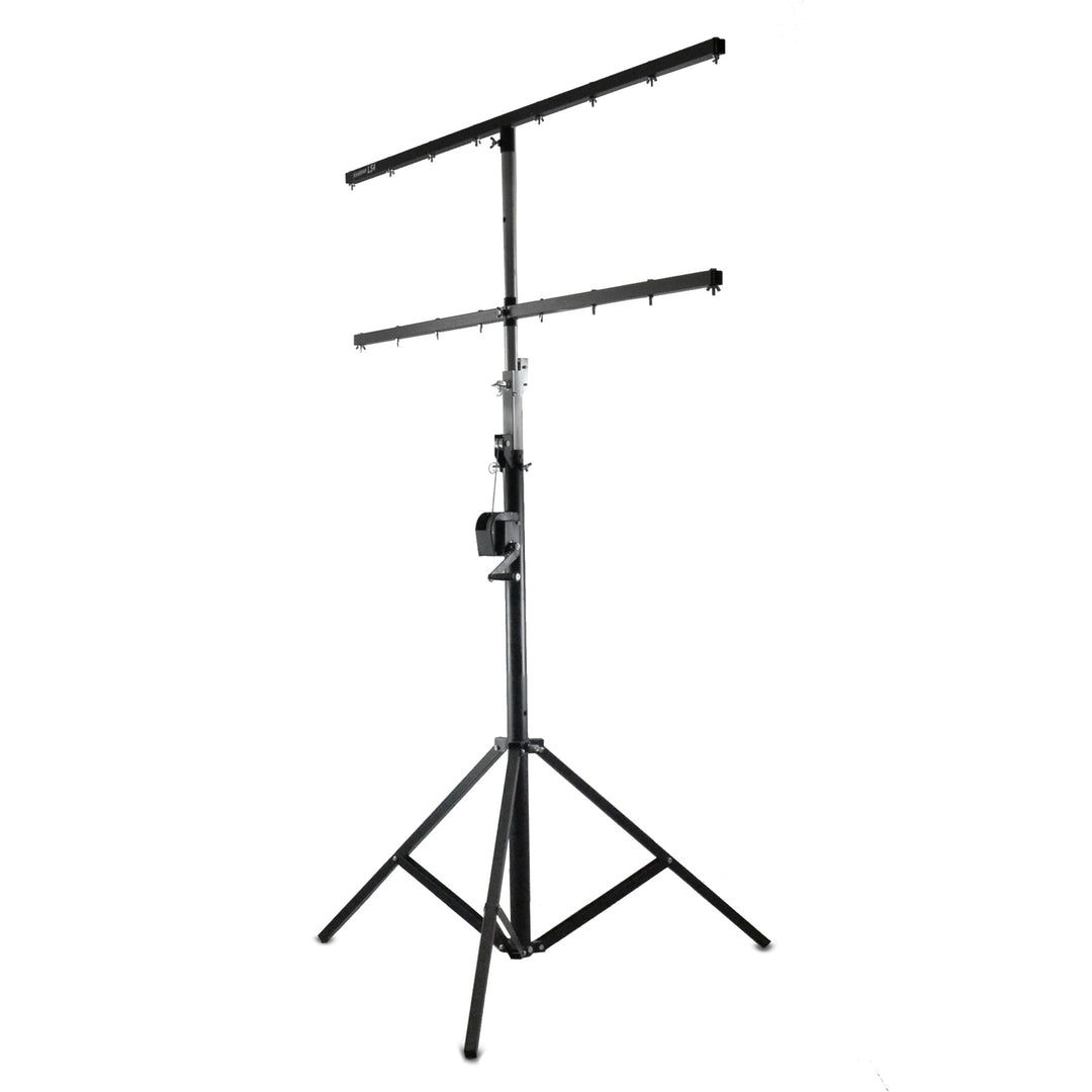Hardman LS4 wind-up, pied d’éclairage avec double barre transversale, de 1,7 à 4,3 m
