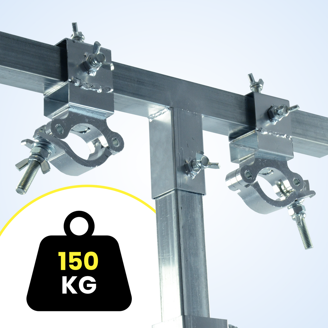 Hardman ST150, tour de scène avec treuil, de 1,75 à 4,3 m, 150 kg