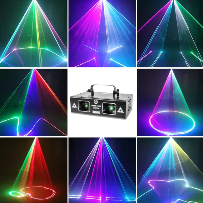 LIGHT4ME COSMOS RGBWA 6-en-1 lampe à effets multiples LED