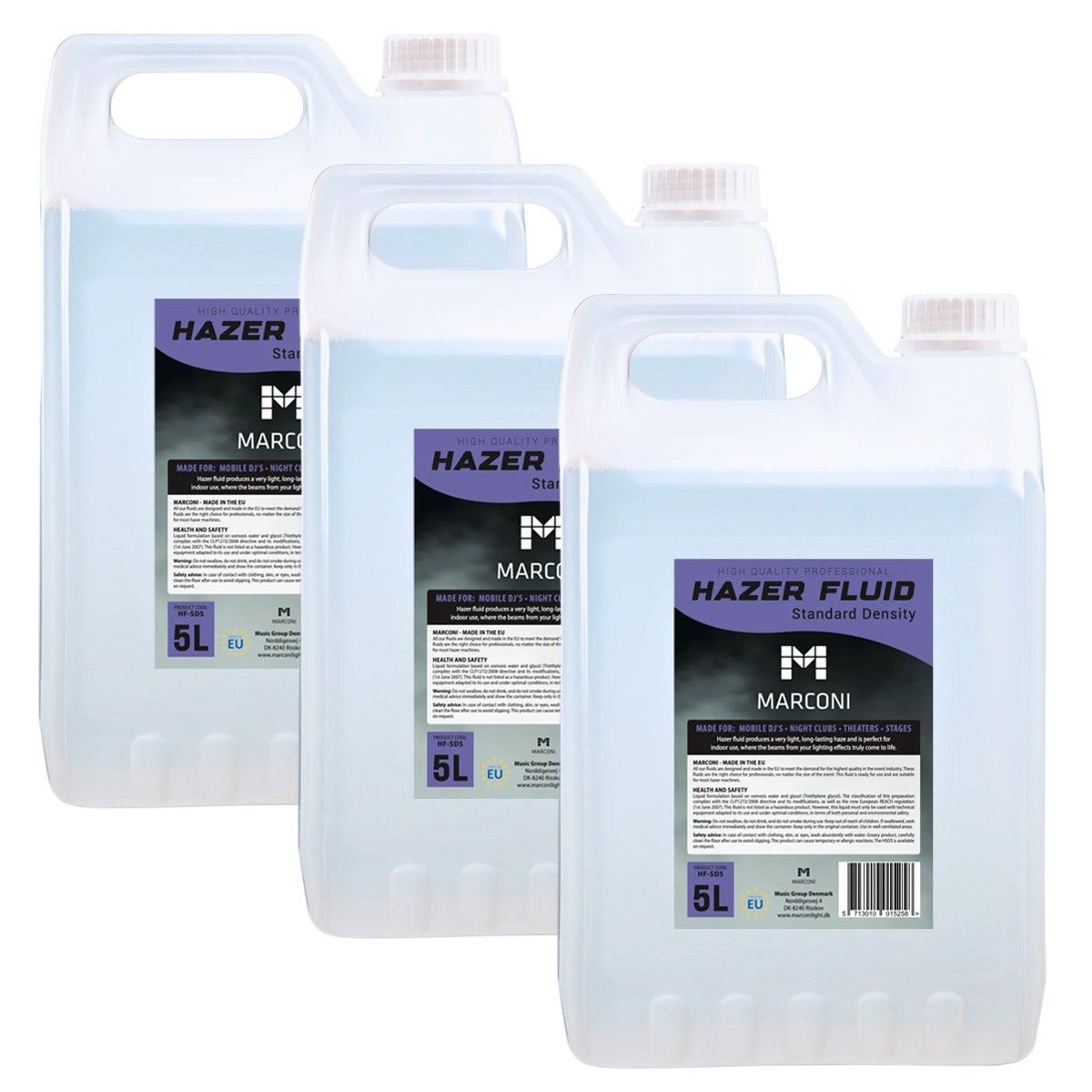 3 x 5L Liquide pour hazer