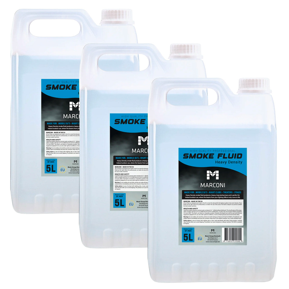 3 x 5L Liquide à fumée (Heavy Density)