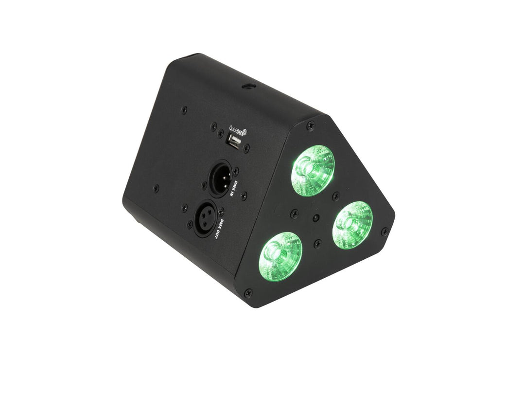 EUROLITE AKKU TL-3 QCL RGB+UV Projecteur de structure