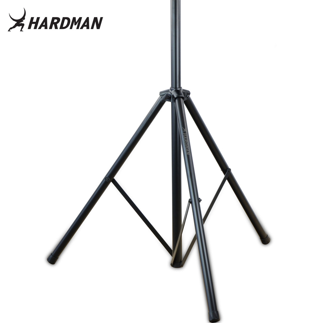 Hardman HLS2 pied d’éclairage avec T-bar, 2,5 m, 70 kg, noir