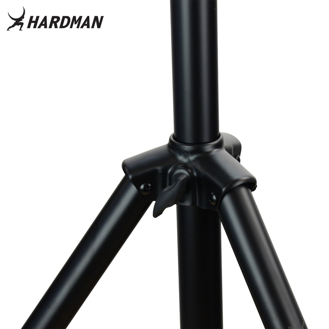 Hardman HLS2 pied d’éclairage avec T-bar, 2,5 m, 70 kg, noir