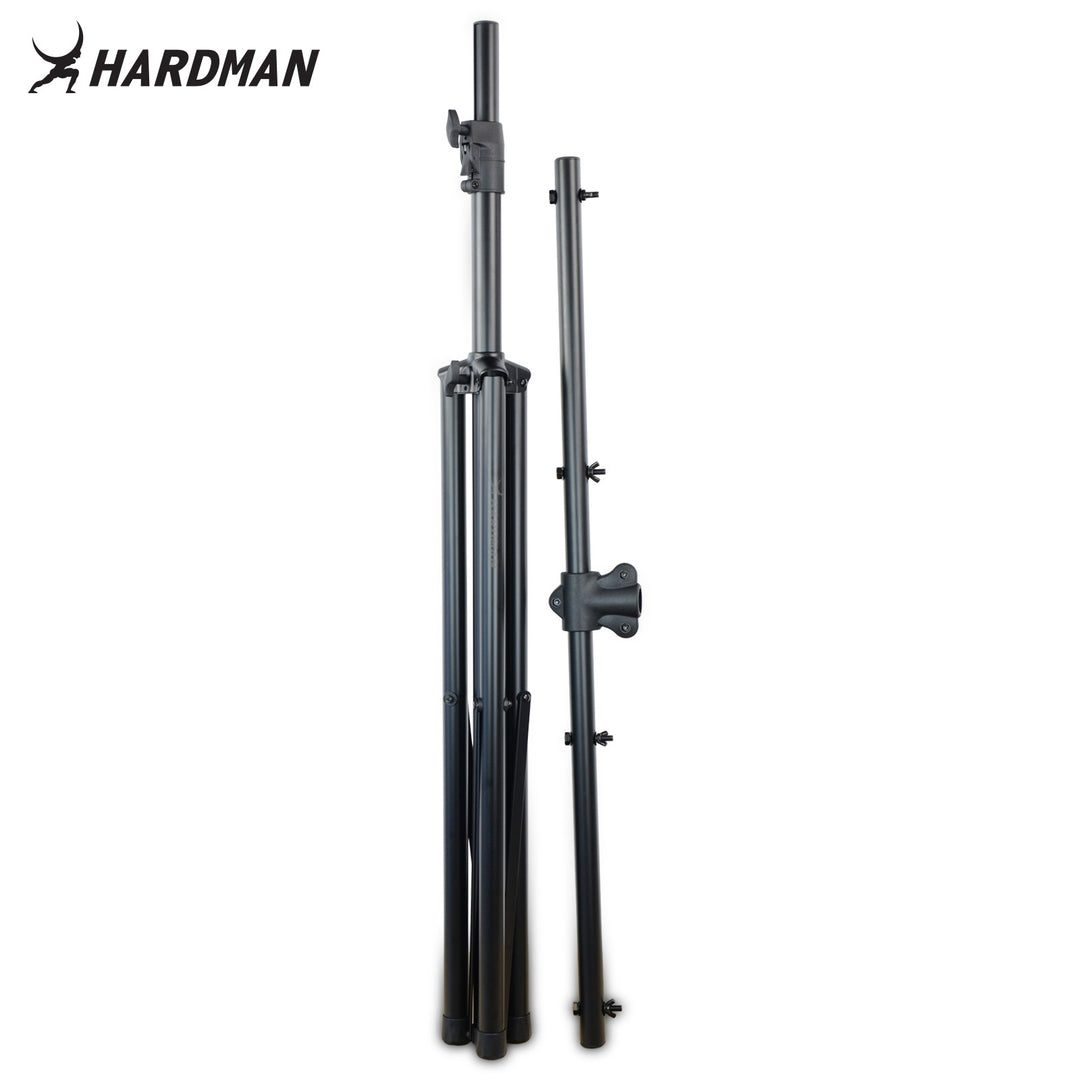 Pied d'éclairage Hardman HLS3 avec barre en T et goupille automatique, 2,5 m