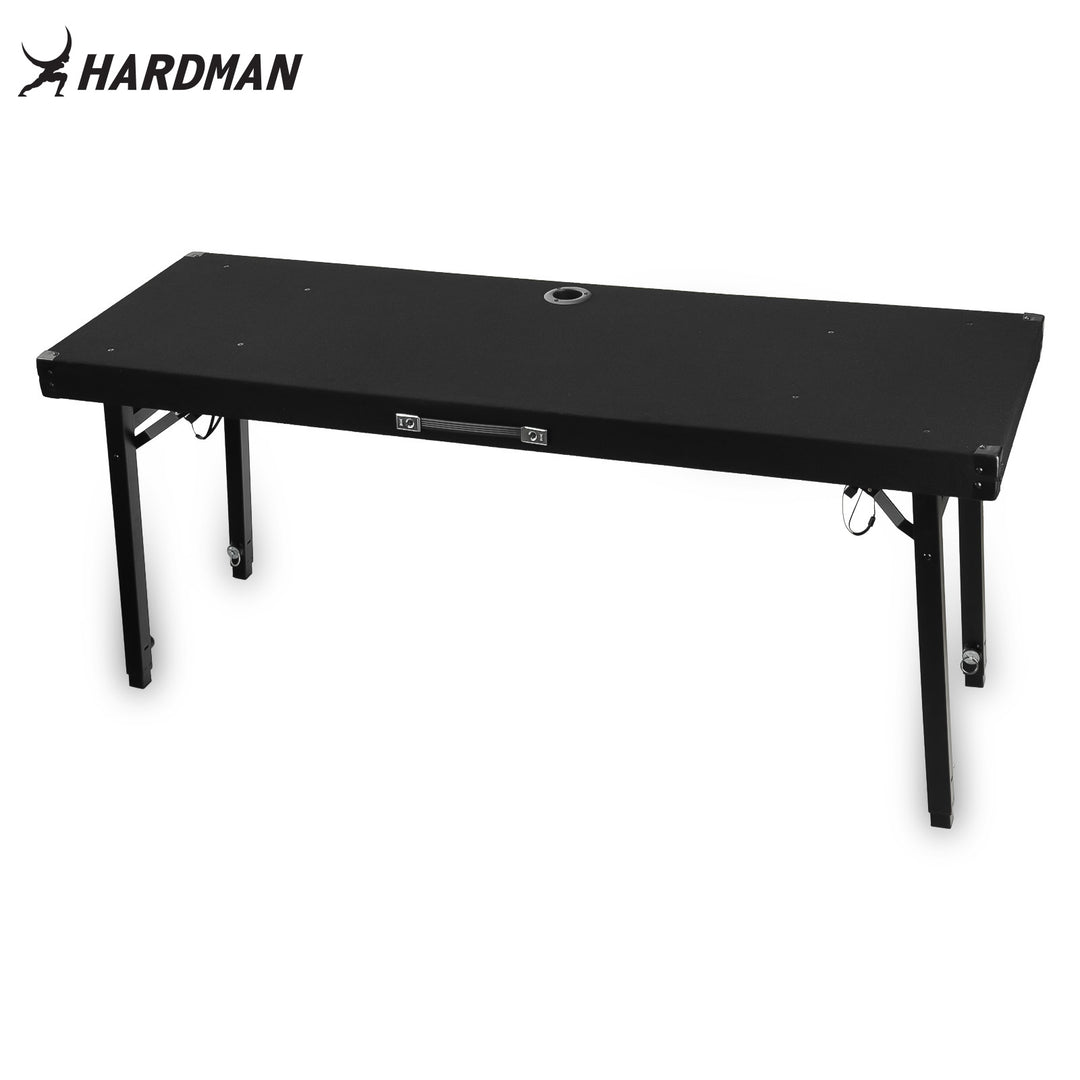 Hardman DTS1 table DJ pliable, 154 x 52 cm, avec sac