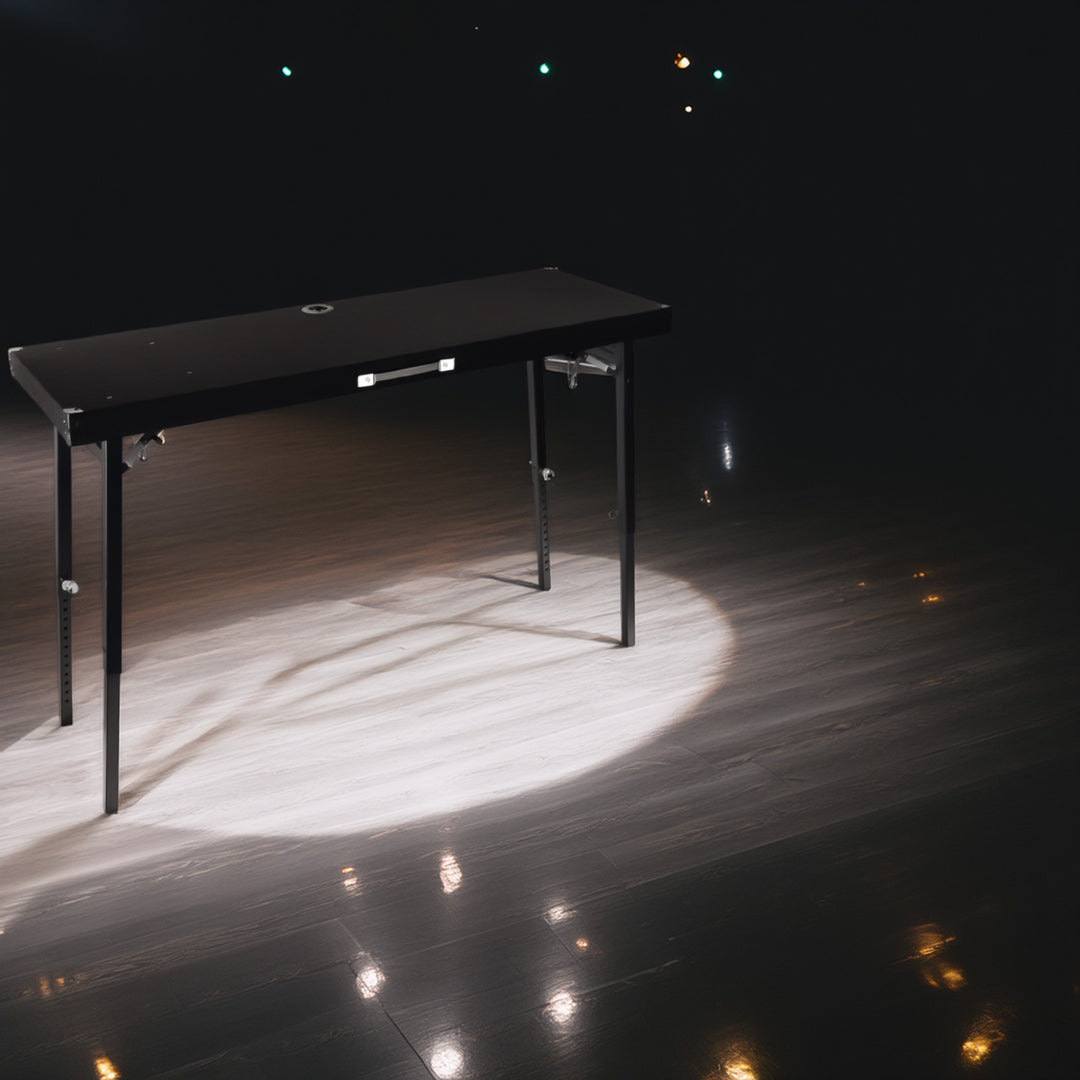 Hardman DTS1 table DJ pliable, 154 x 52 cm, avec sac
