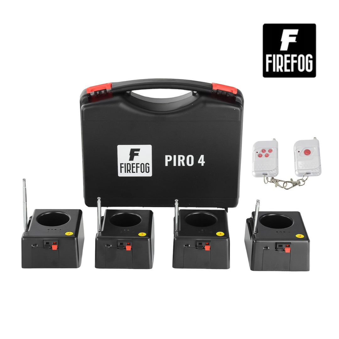 Firefog Piro 4 kit de mise à feu à distance pour fontaines à étincelles, 4 canaux