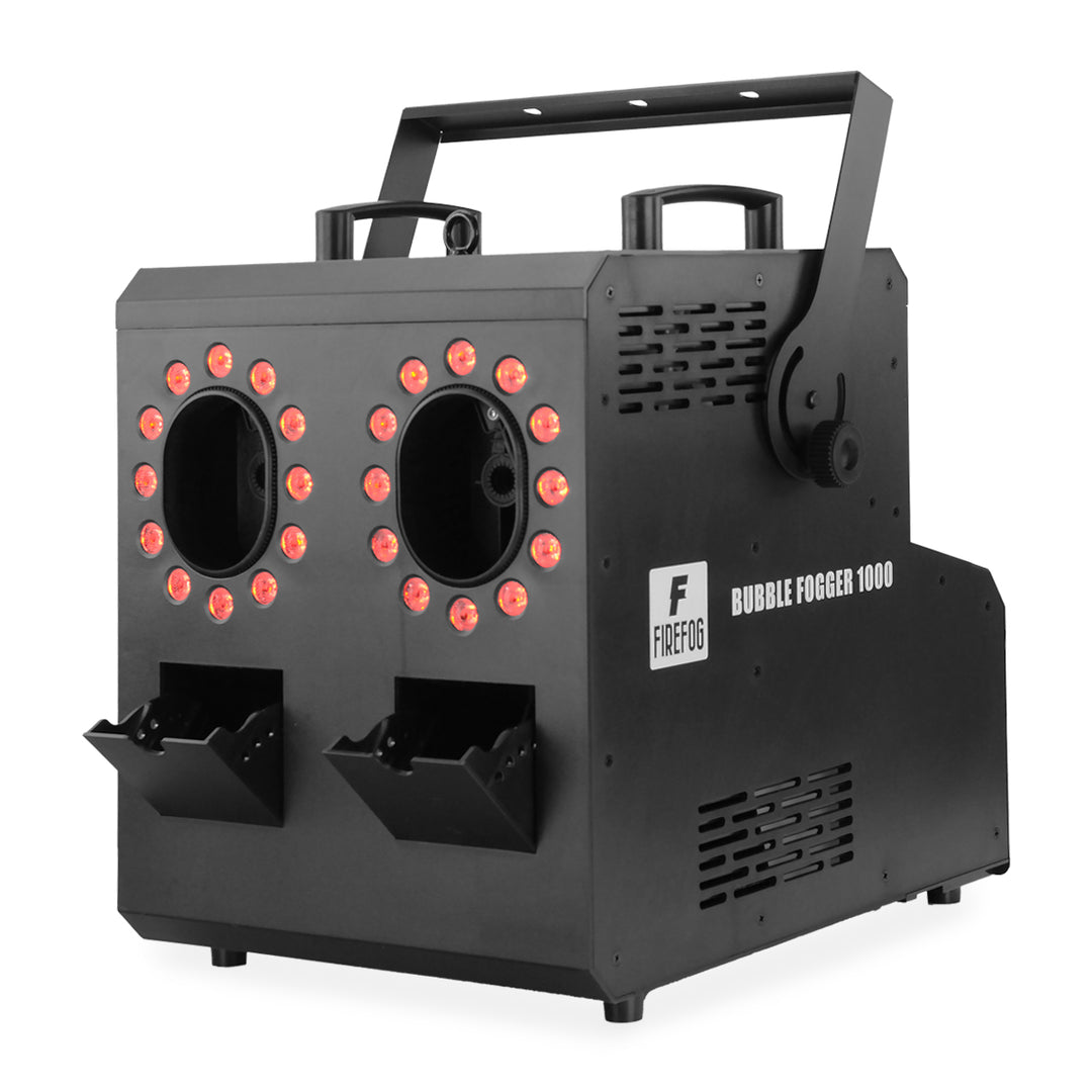 Firefog BUBBLE FOGGER 1000 machine à brouillard et à bulles avec LED RGBW