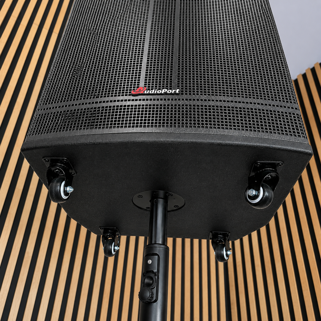 Audioport V15 enceinte active portable de 500 W avec 2 microphones