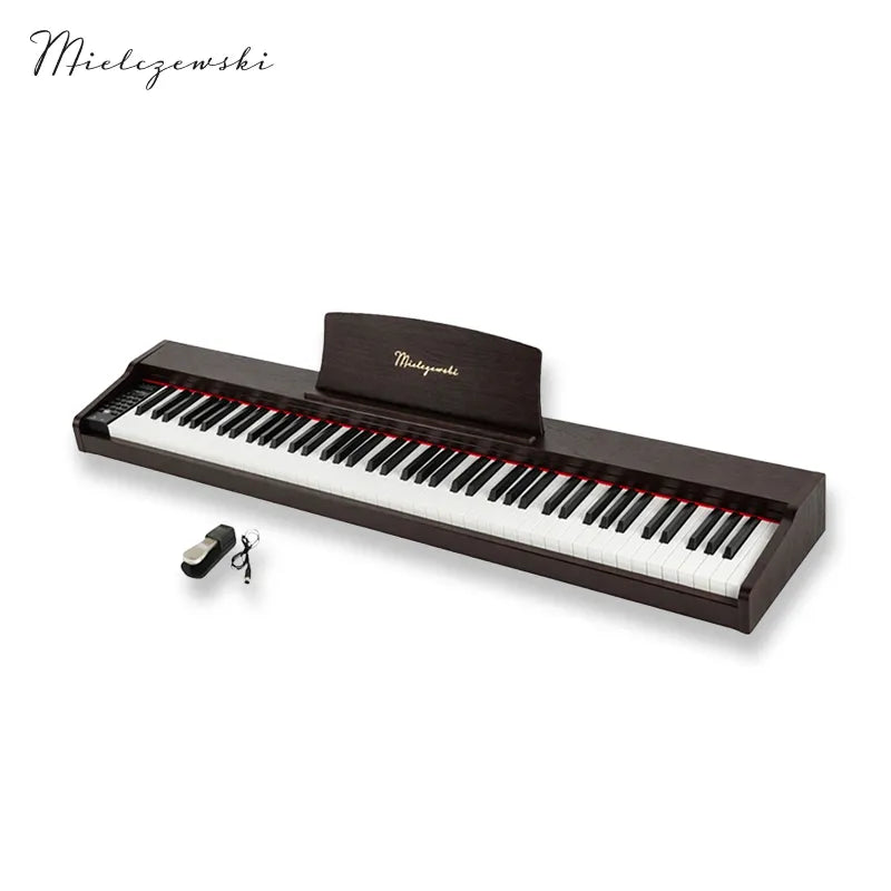 Mielczewski Tiento digitalpiano, brun foncé