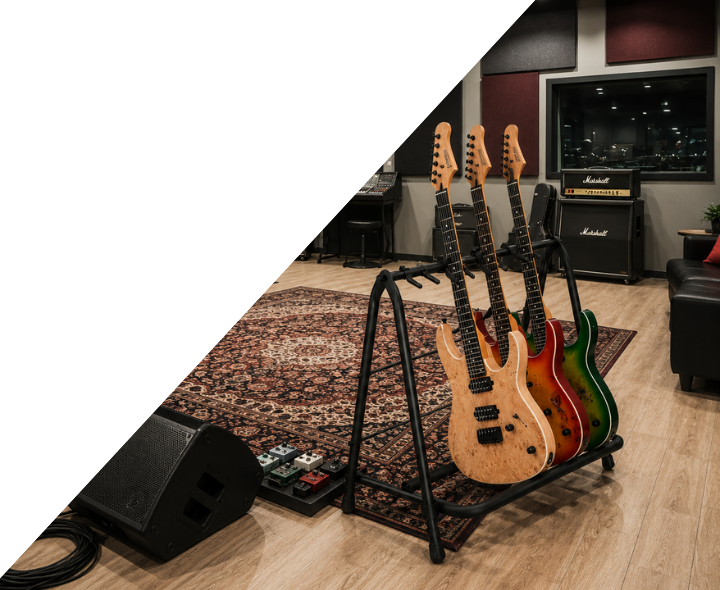 Support de guitare Hardman pour 5 guitares, pliable
