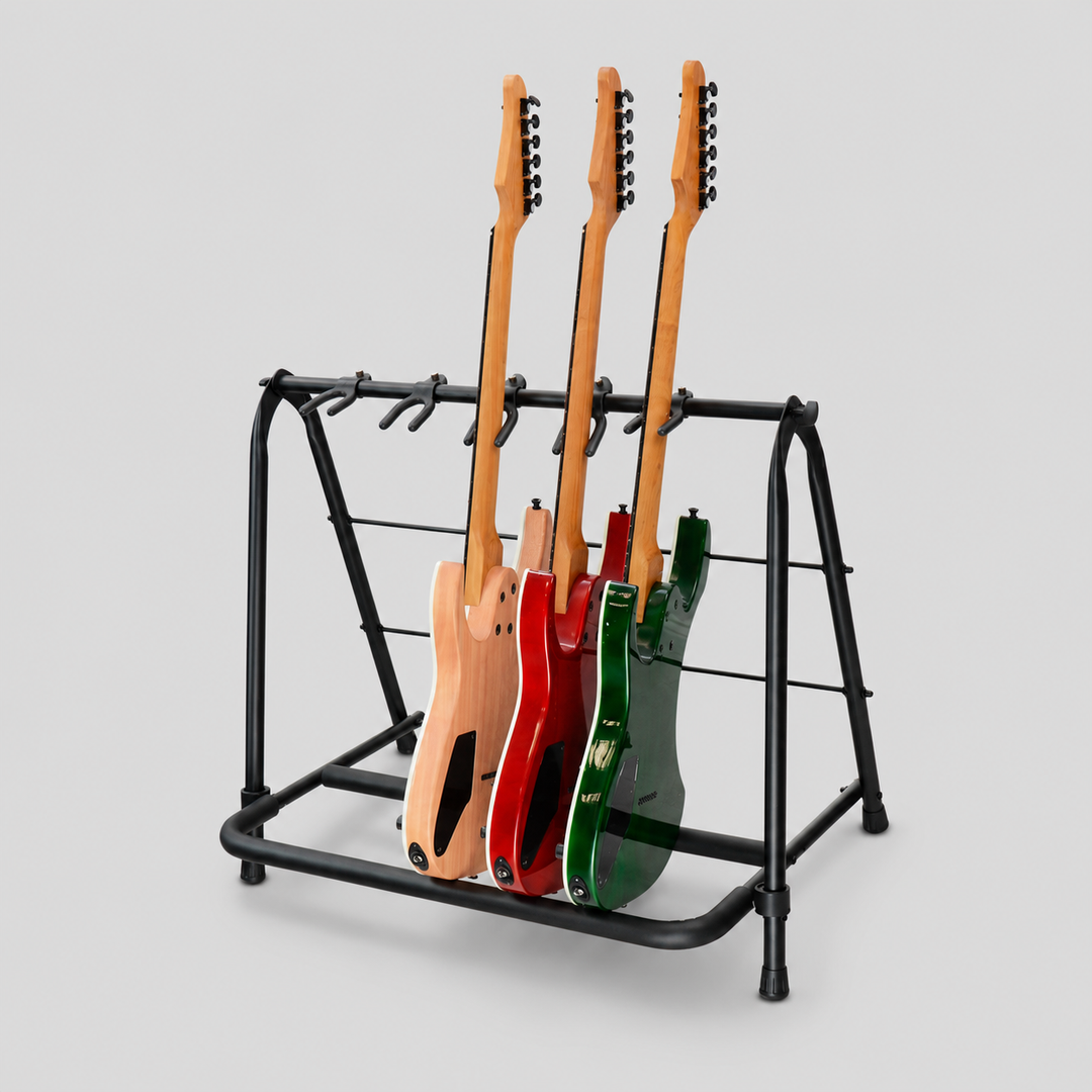 Support de guitare Hardman pour 5 guitares, pliable