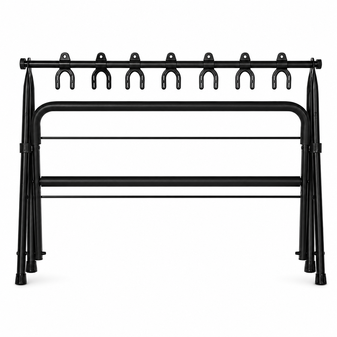Support de guitare Hardman pour 7 guitares, pliable