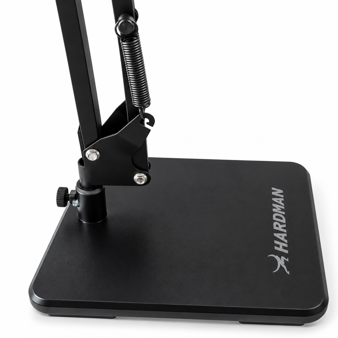 Support de microphone de table Hardman avec base et bras lourds, jusqu'à 2,5 kg
