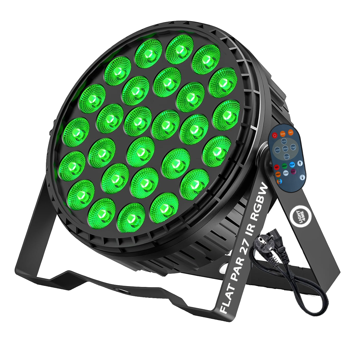 LIGHT4ME FLAT PAR 27 IR RGBW