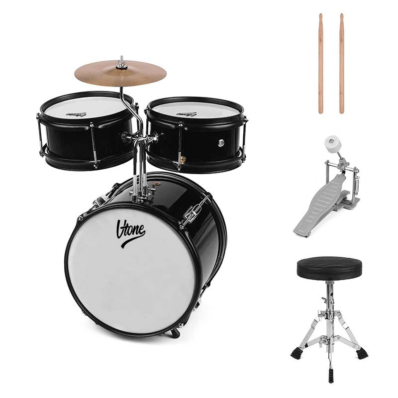 V-TONE VD Junior BK set de batterie pour enfants – set de batterie acoustique pour enfants