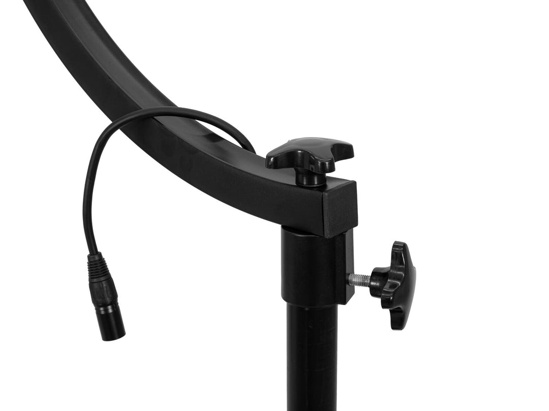 Support EUROLITE Stand Mount PRO avec moteur DMX pour boules à facettes jusqu’à 50cm bk