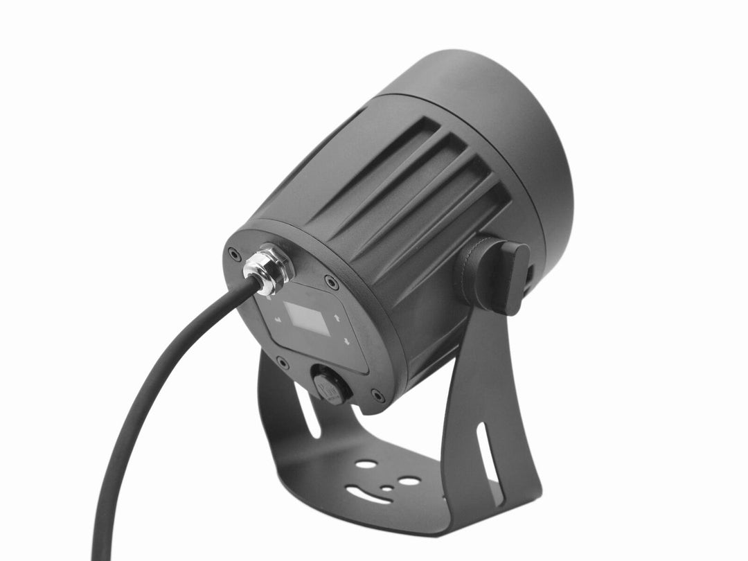 EUROLITE LED Outdoor Spot 15W RGBW QuickDMX avec piquet