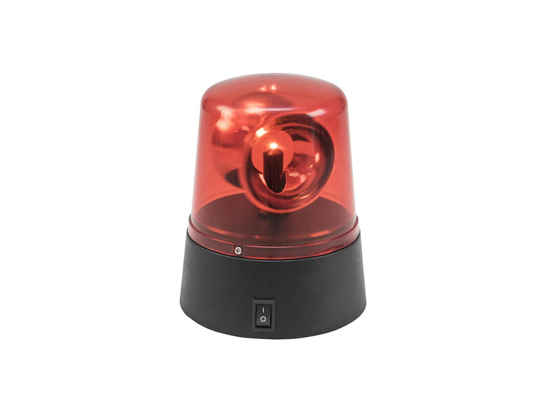EUROLITE LED Mini gyrophare de police rouge USB/Batterie