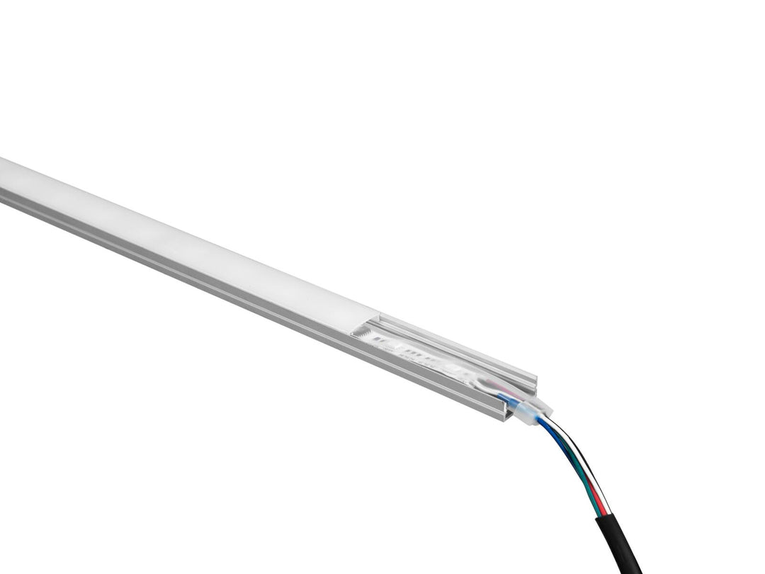 EUROLITE Profilé en U 20mm pour bande LED argenté 2m