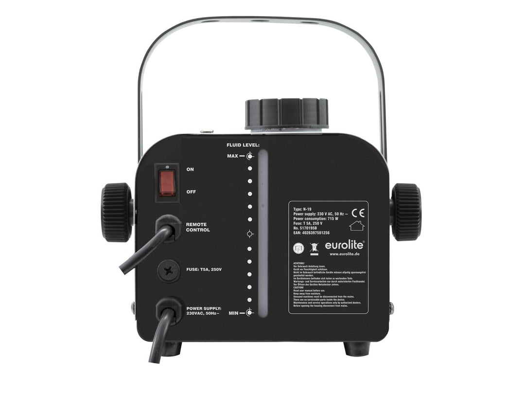 EUROLITE N-19 Machine à fumée argentée