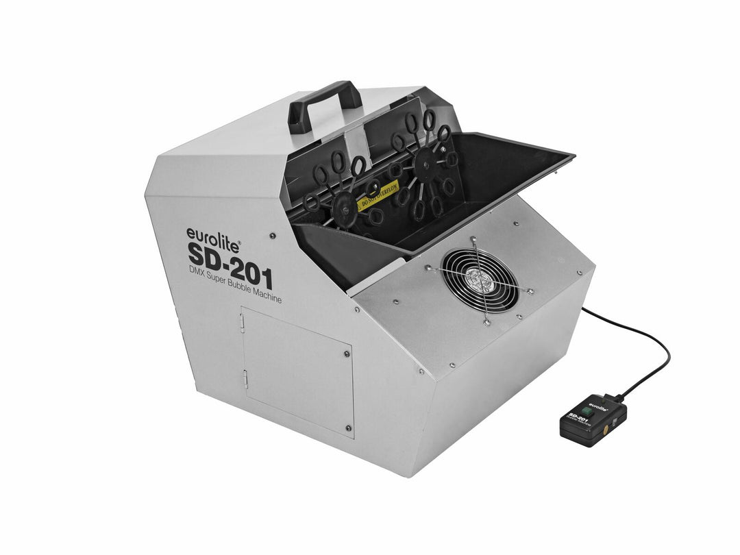 EUROLITE Set SD-201 DMX Bubble Machine + concentré à bulles pour 5l