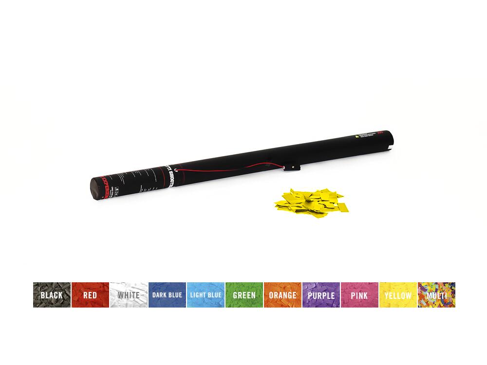 Canon à confettis électrique TCM FX 80cm, jaune