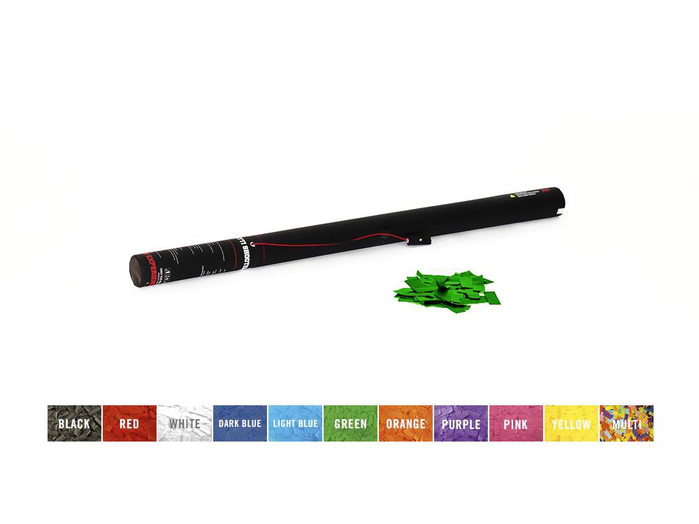 TCM FX Canon à confettis électrique 80cm, vert foncé