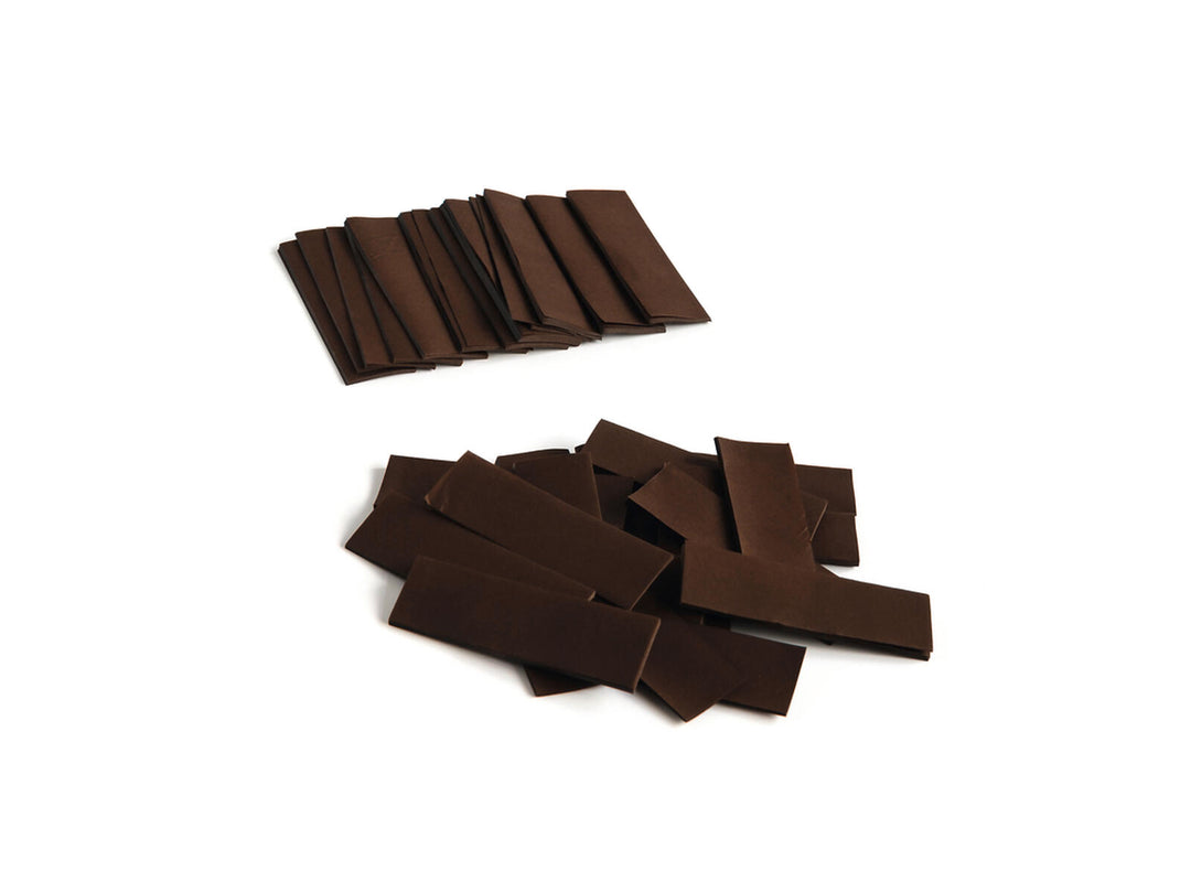 TCM FX Slowfall Confetti rectangulaire 55x18mm, marron, 1kg