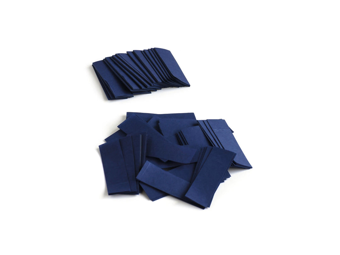 TCM FX Slowfall Confetti rectangulaire 55x18mm, bleu dark, 1kg