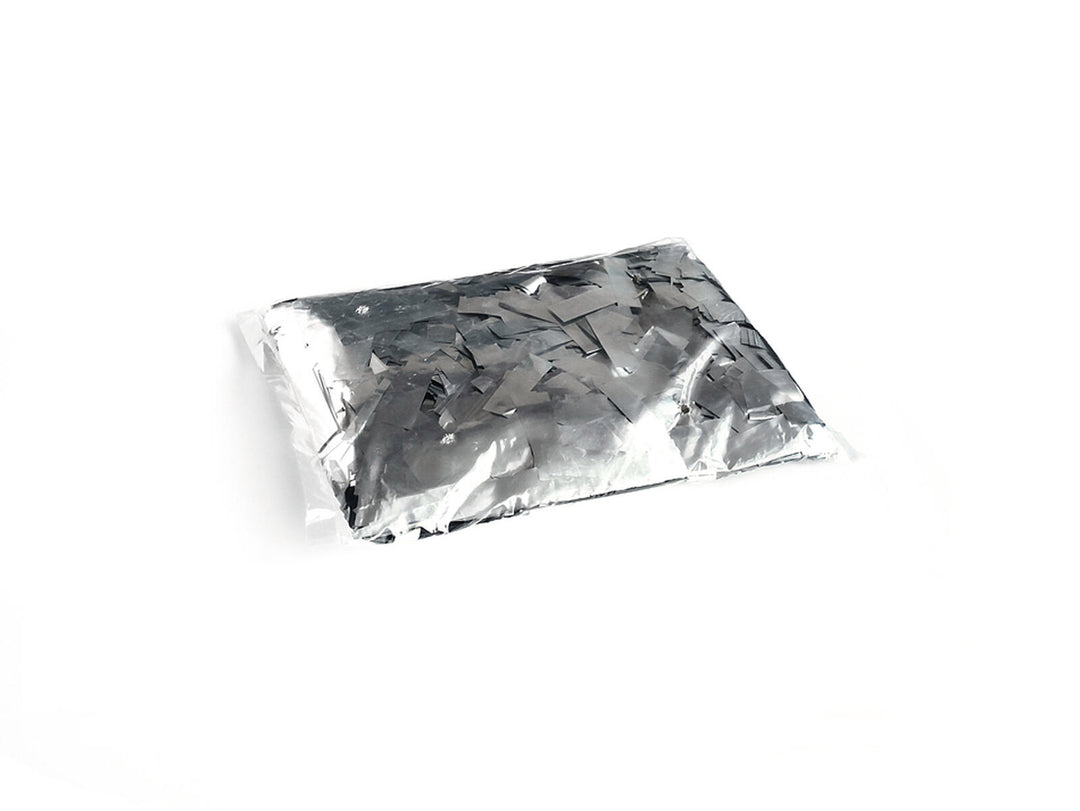 TCM FX Confettis métalliques rectangulaires 55x18mm, argentés, 1kg
