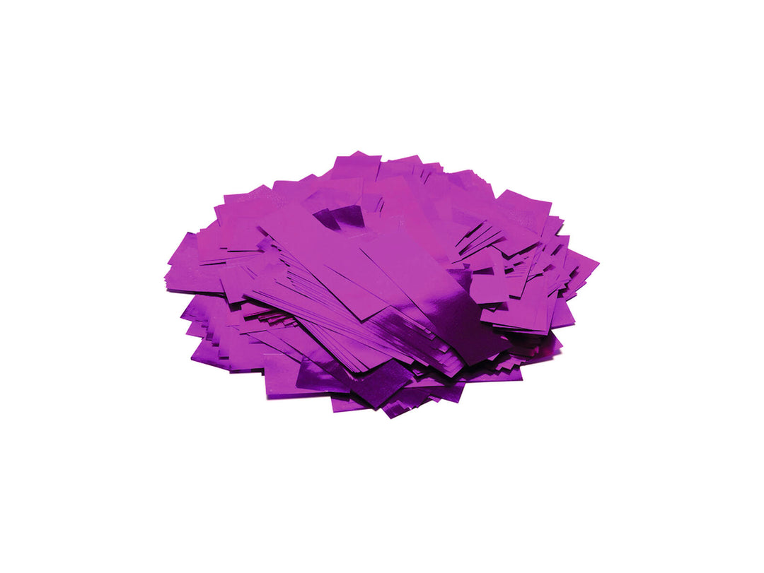 TCM FX Confettis métalliques rectangulaires 55x18mm, roses, 1kg