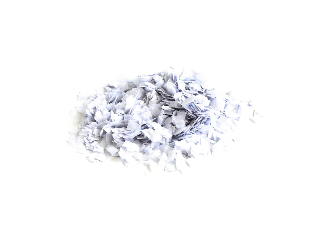 TCM FX Slowfall Confetti Flocons de neige 10x10mm, White, 1kg