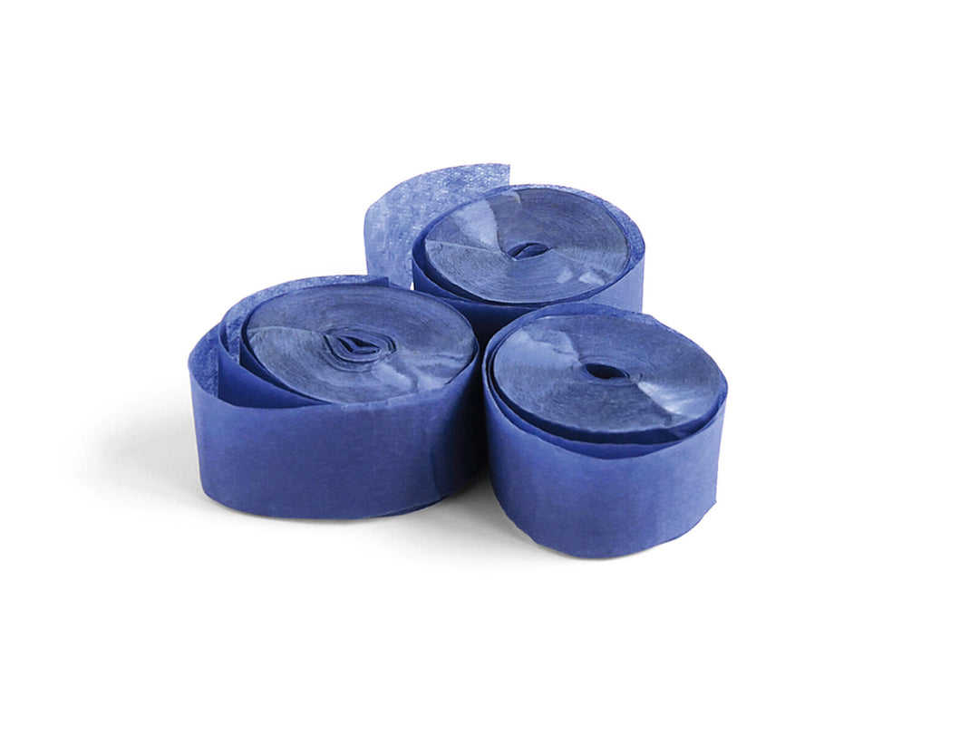 TCM FX Streamers à chute lente 10mx1.5cm, bleu foncé, 32x