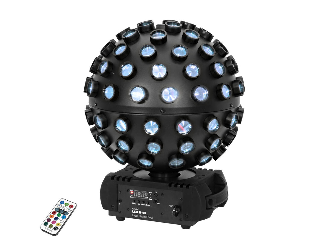 EUROLITE Set LED B-40 Laser Beam Effect + Sac souple