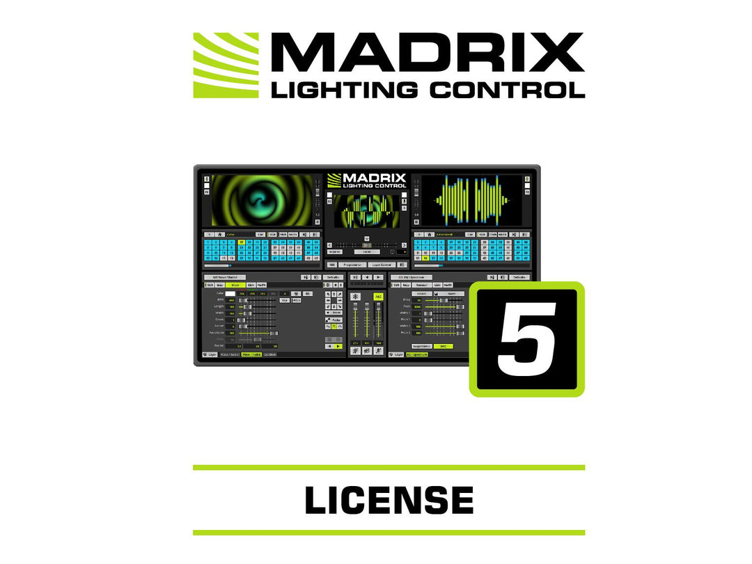EUROLITE set 5x LED PR-100/32 Pixel DMX Rail bk + logiciel Madrix