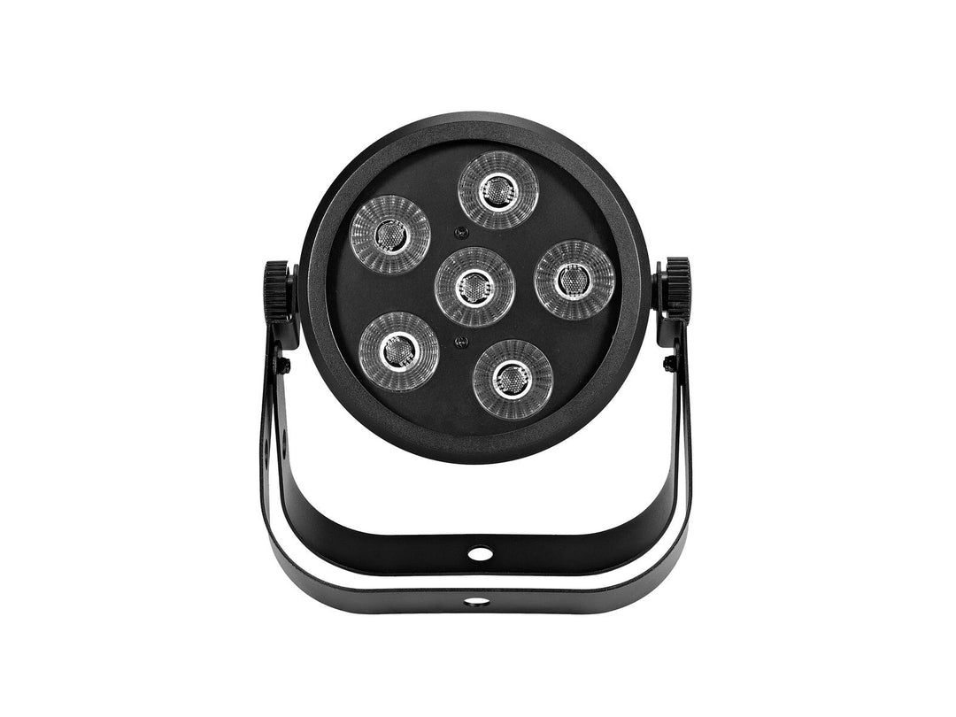 EUROLITE LED Silent Par 6 QCL au sol bk