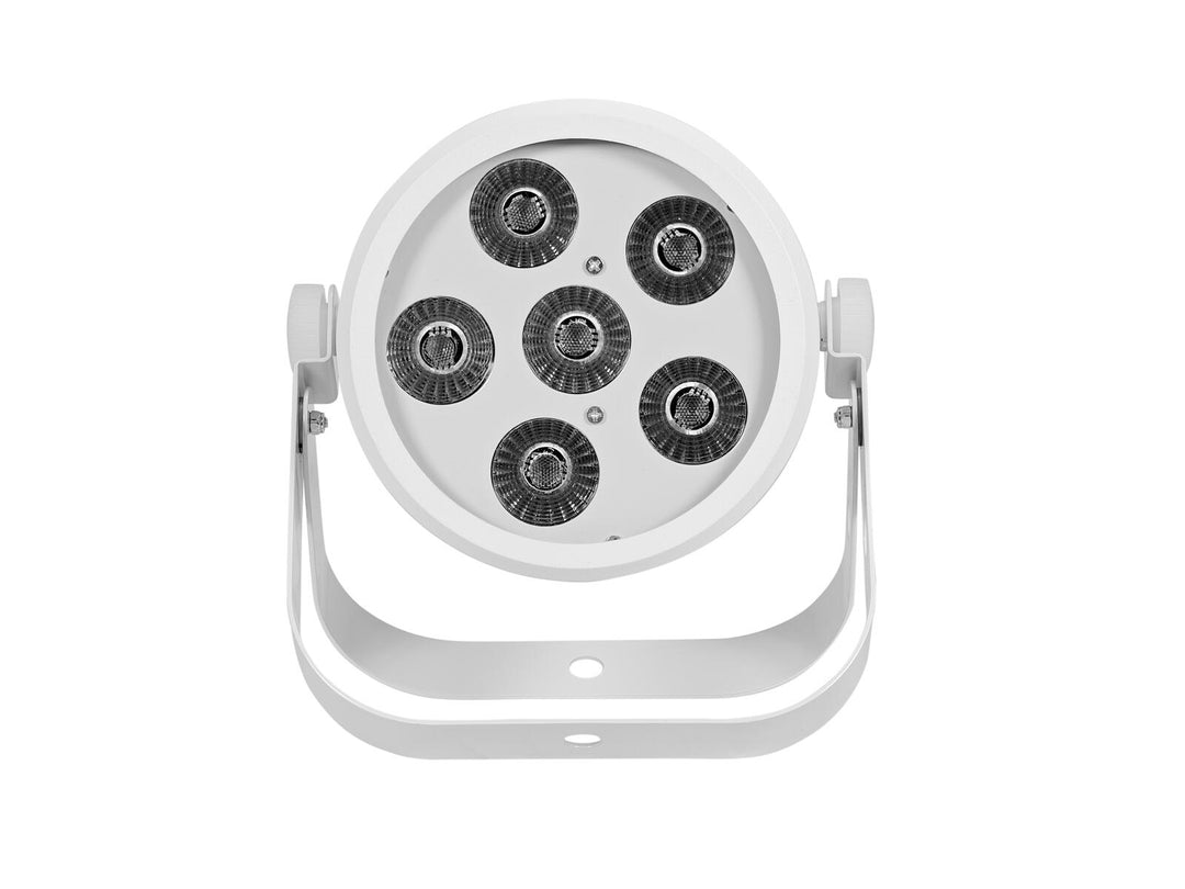EUROLITE LED Silent Par 6 QCL au sol wh