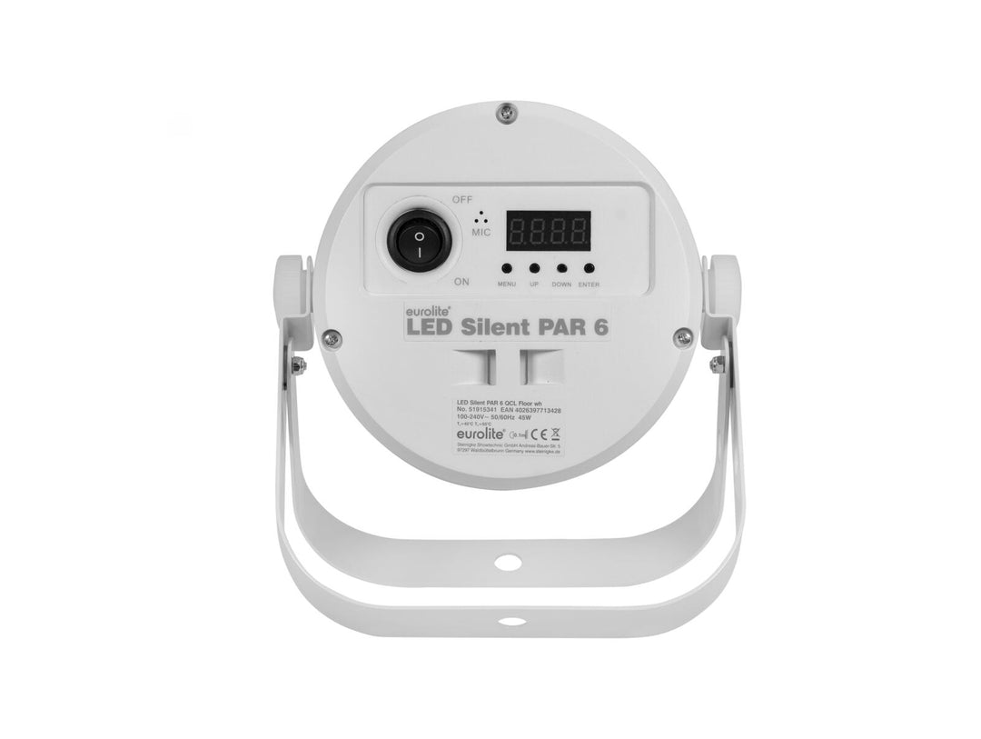 EUROLITE LED Silent Par 6 QCL au sol wh