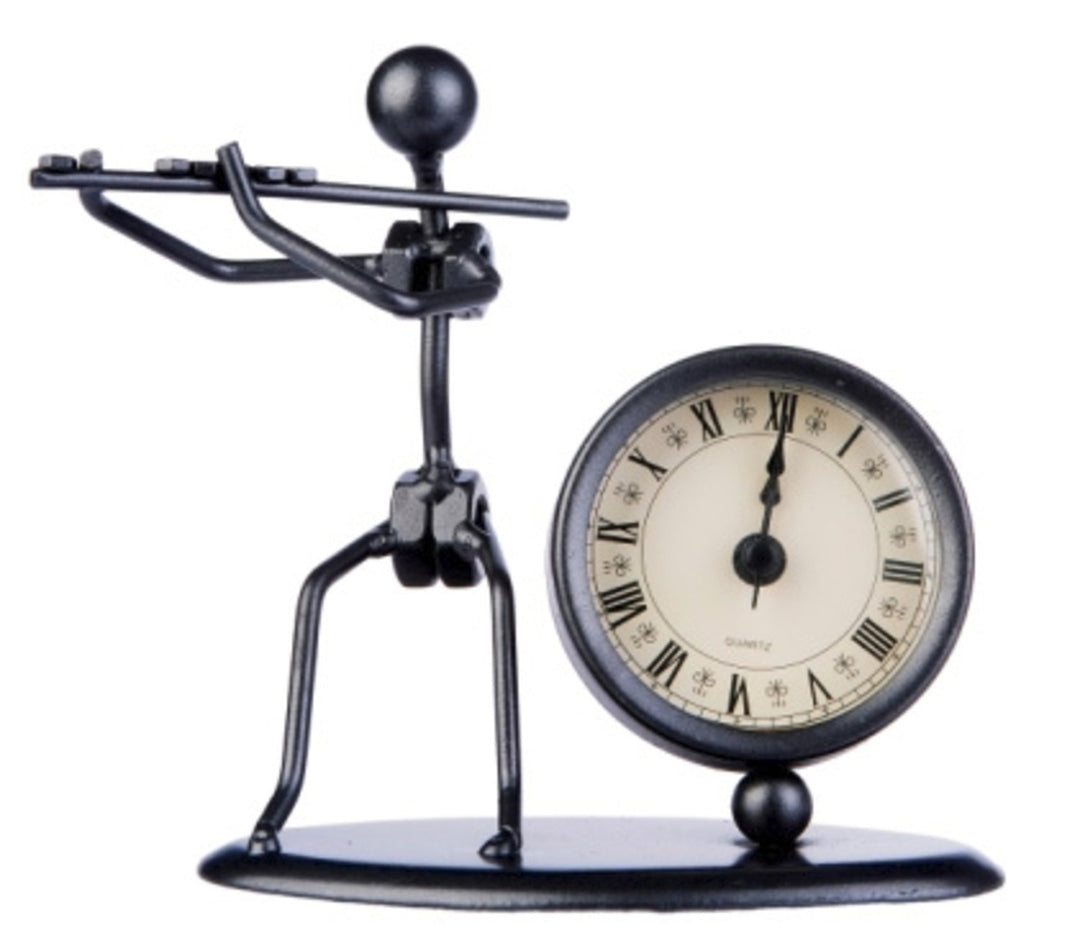 GEWA Sculpture avec horloge - flûte