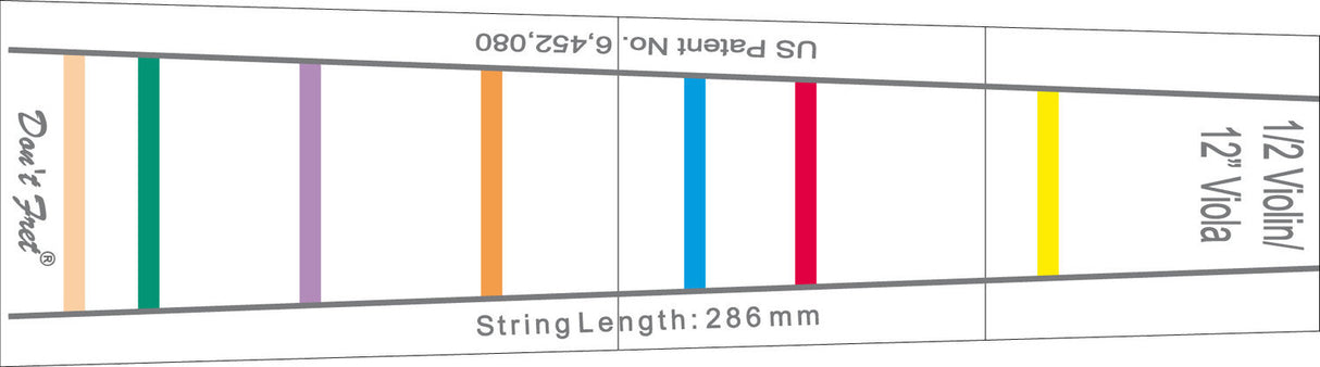 GEWA Fingerboard marking Don't Fret - 1/8 Cello