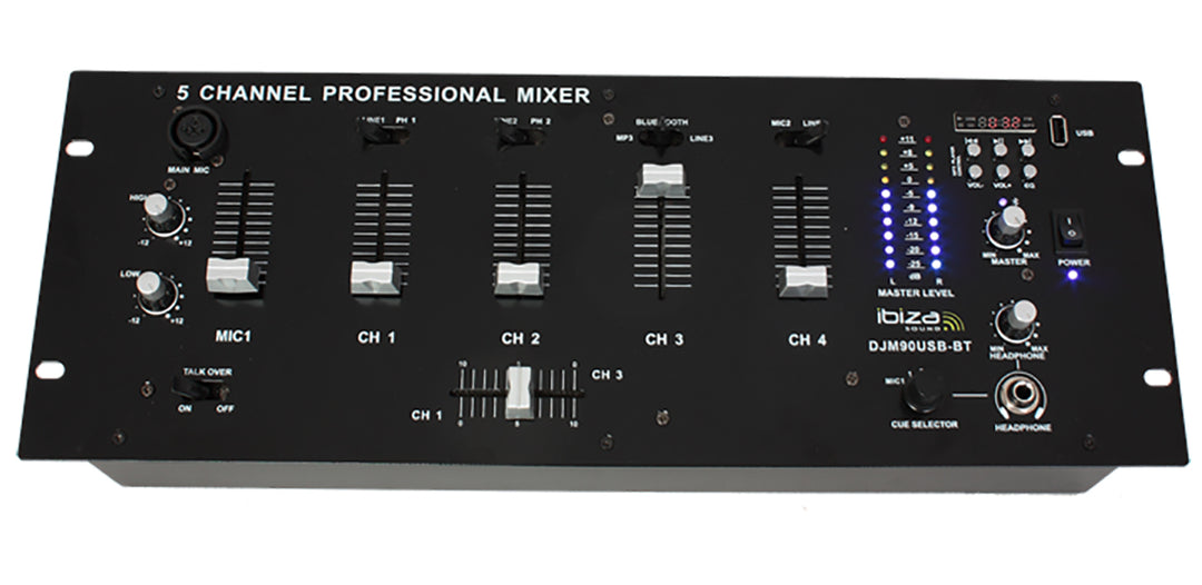 Ibiza DJM90 USB-BT Mixeur