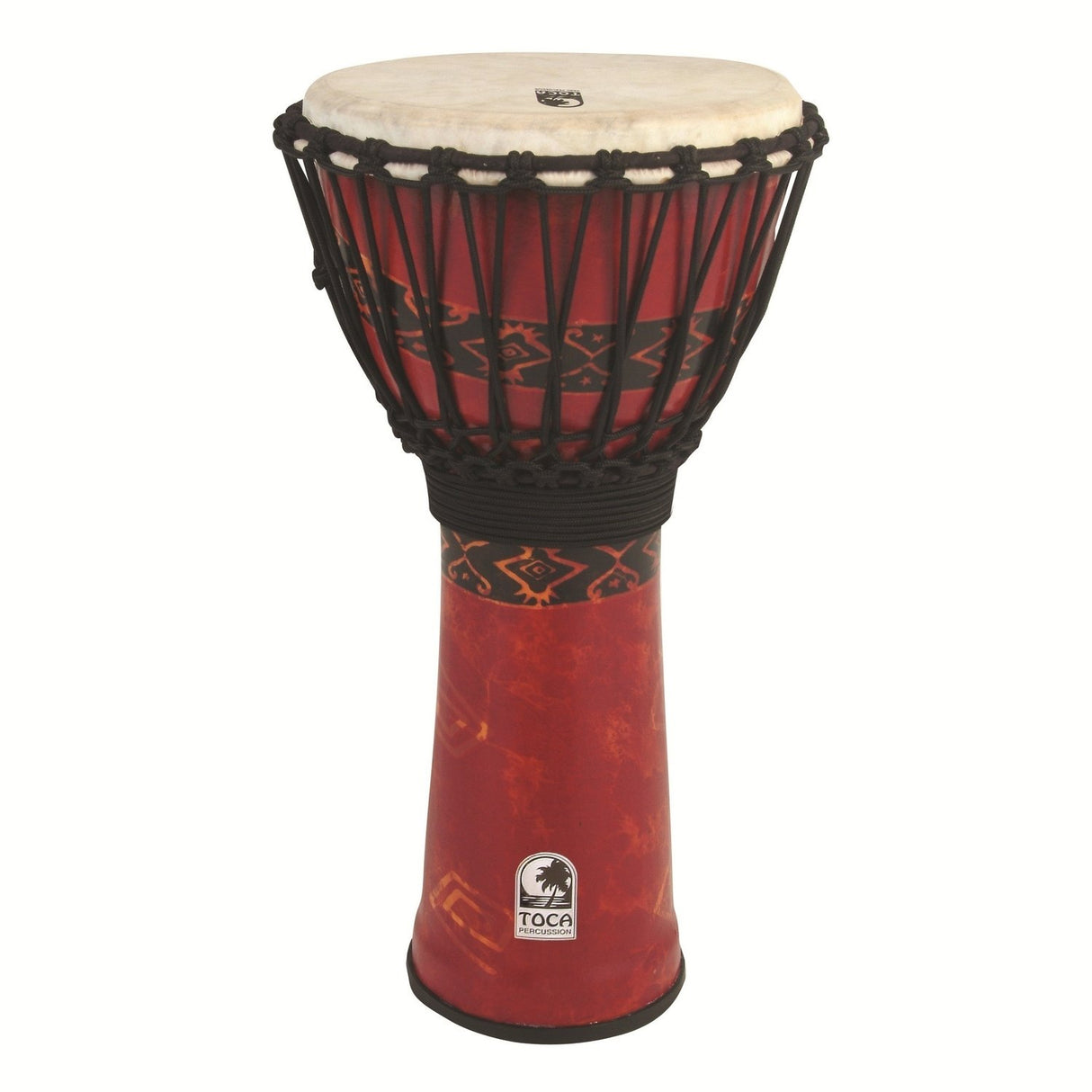 Toca Djembe Freestyle Rope Tuned - Bali Red (SFDJ-9RP)